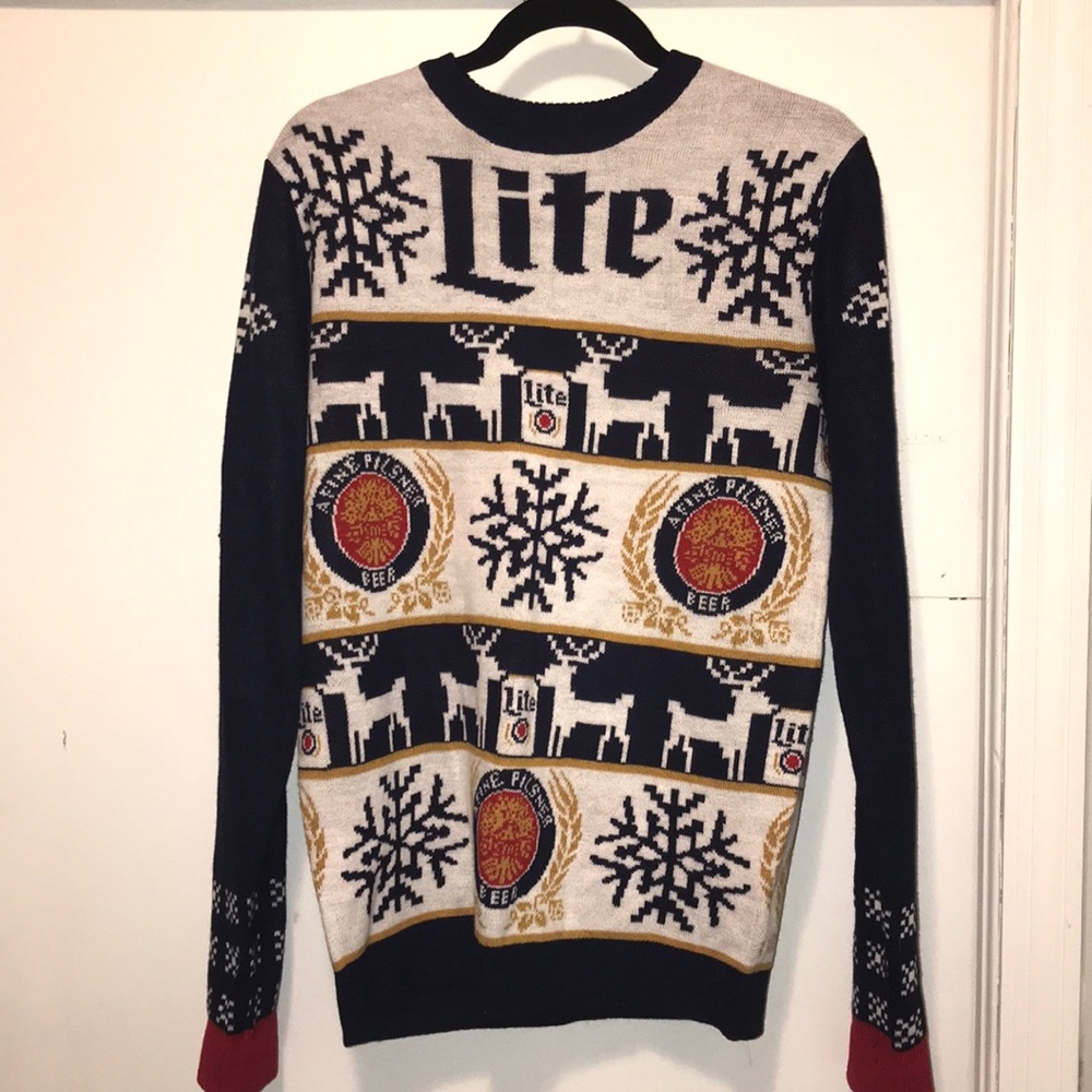 Original Miller Lite Holiday Sweater